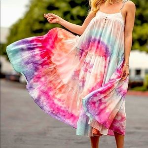 Gorgeous Tie Dye Dress, Never Worn